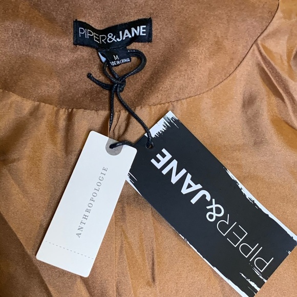 Anthro Piper & Jane Brie Sueded Moto Jacket - Picture 6 of 6